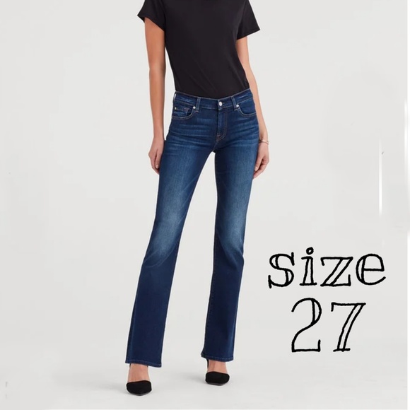 7 For All Mankind Denim - Seven for all Mankind sz 27 boot